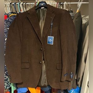 Men’s brown corduroy blazer